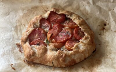 Spinach and Mushroom Galette