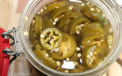 Pickled Jalapenos with Bourbon